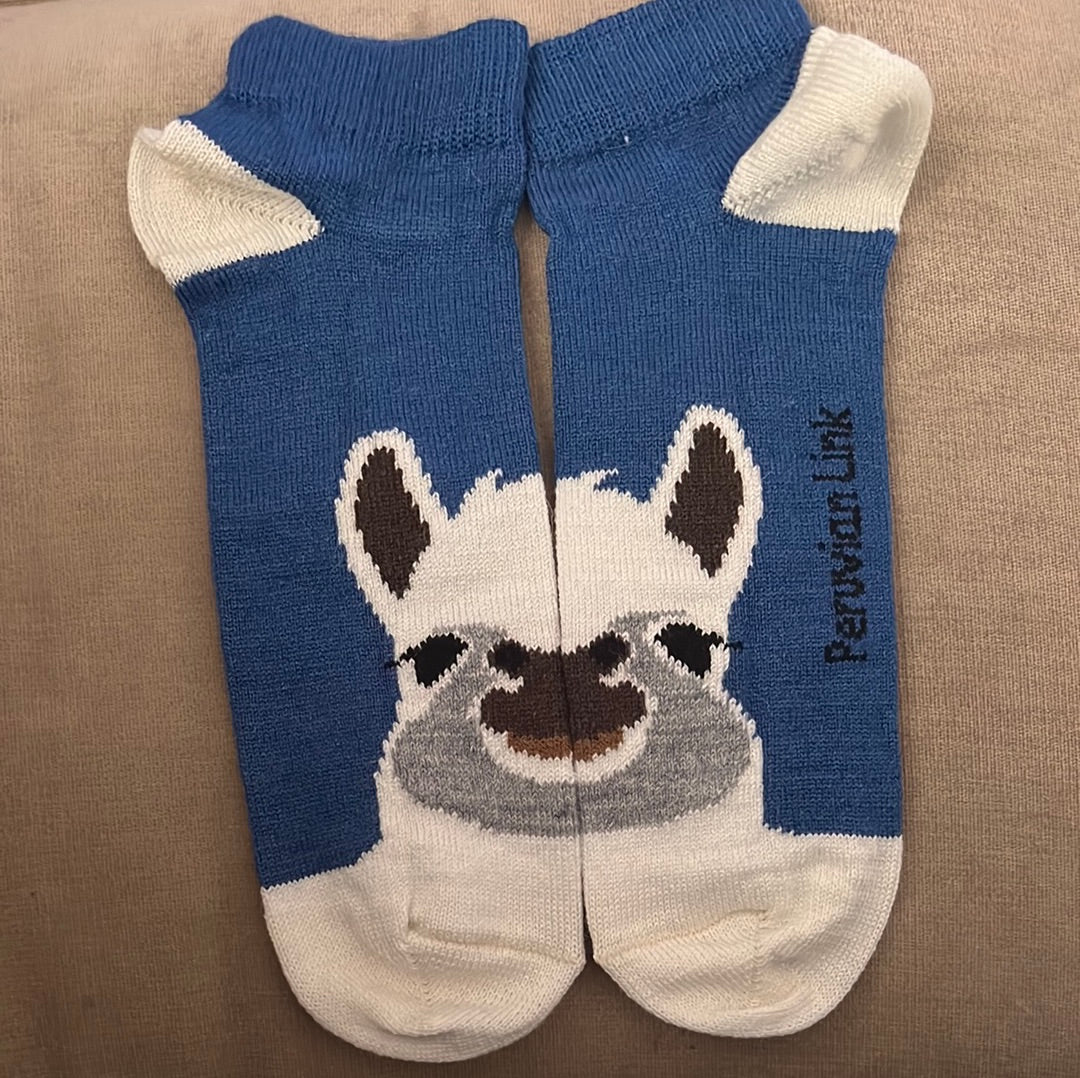 Alpaca Ankle Face Socks