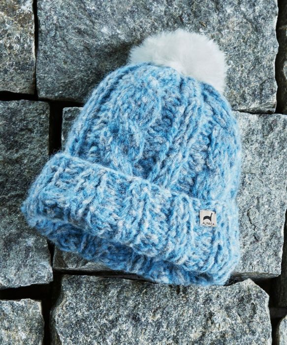 MARSHMALLOW TRENZA ALPACA HAT