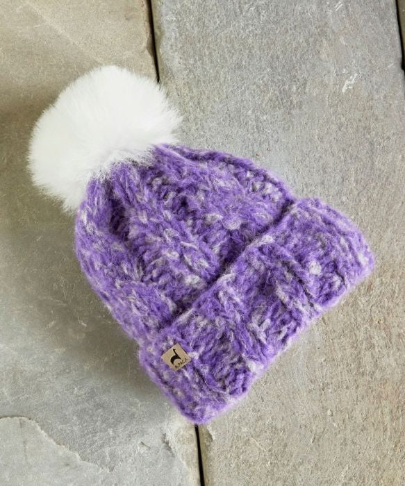 MARSHMALLOW TRENZA ALPACA HAT
