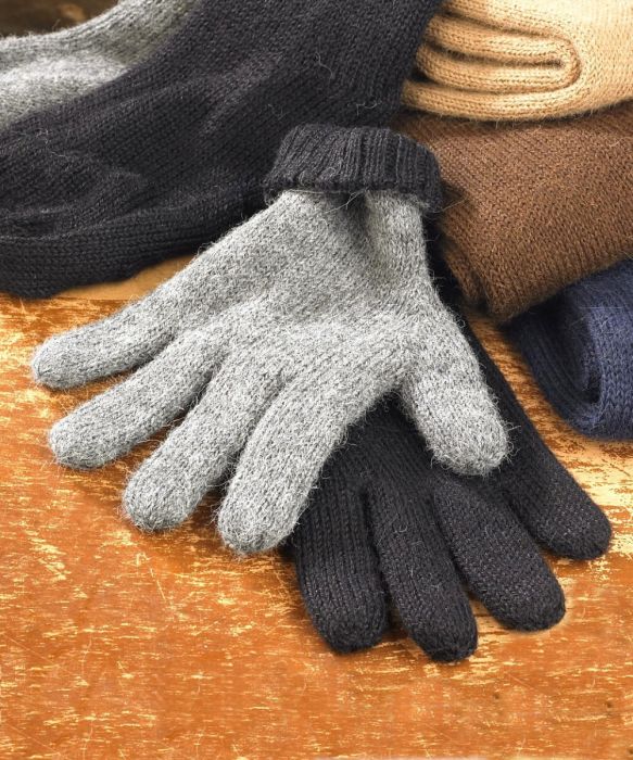 REVERSIBLE ALPACA GLOVES