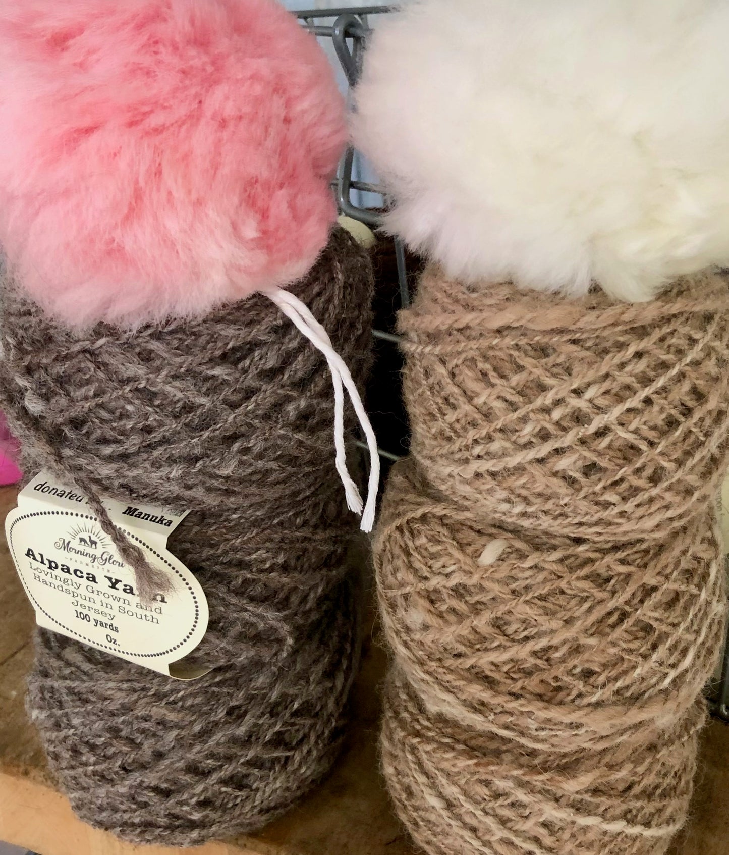 Locally Handspun 100% Alpaca Yarn