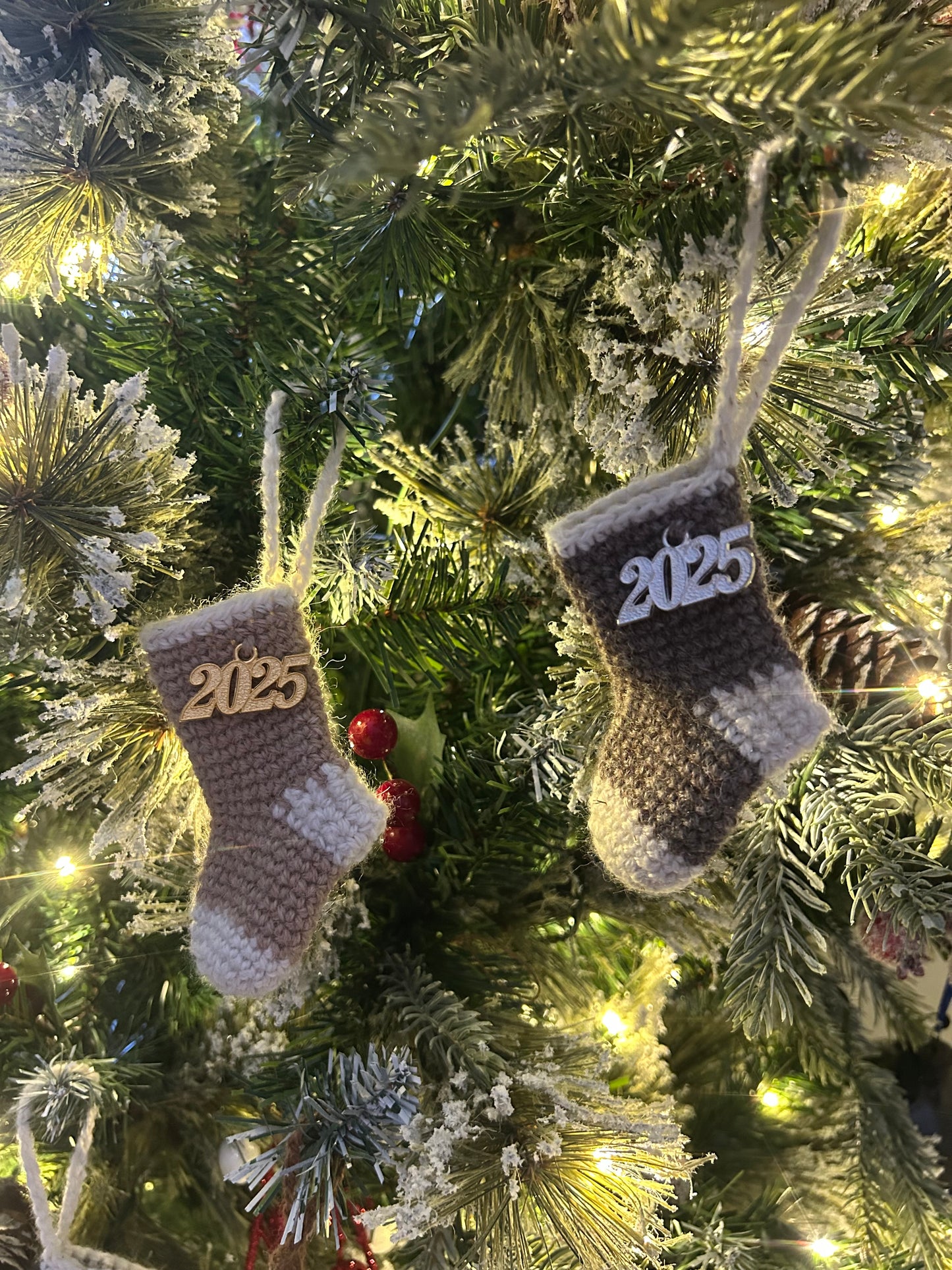 Handmade Alpaca Yarn Ornament