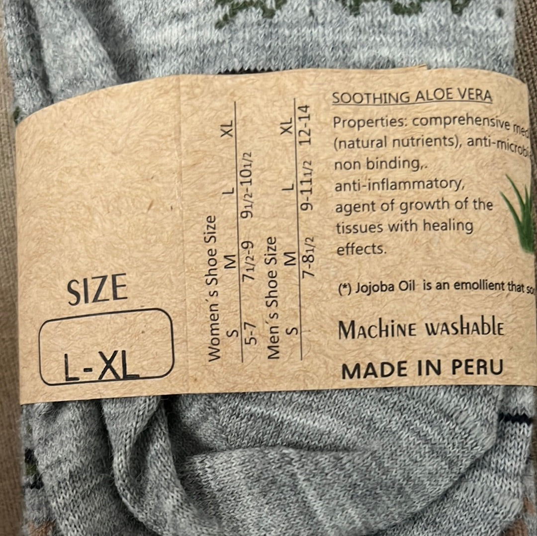 Alpaca Print Crew Socks
