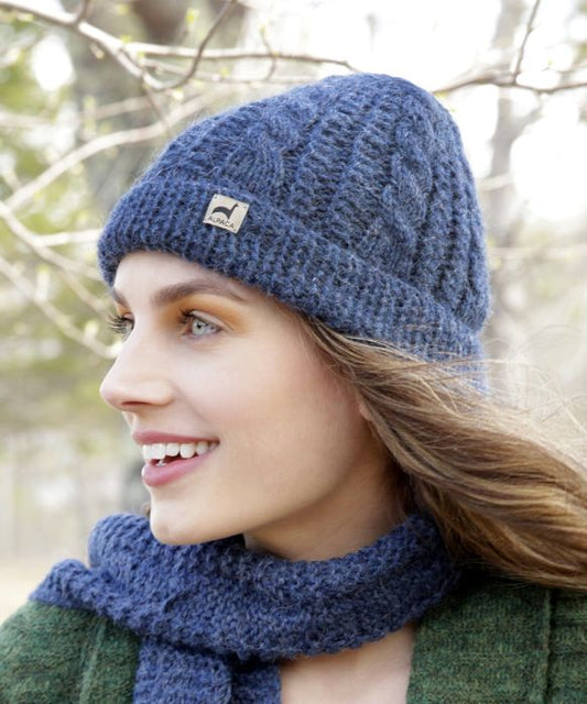 Trenza Cable Hand Knit Hat